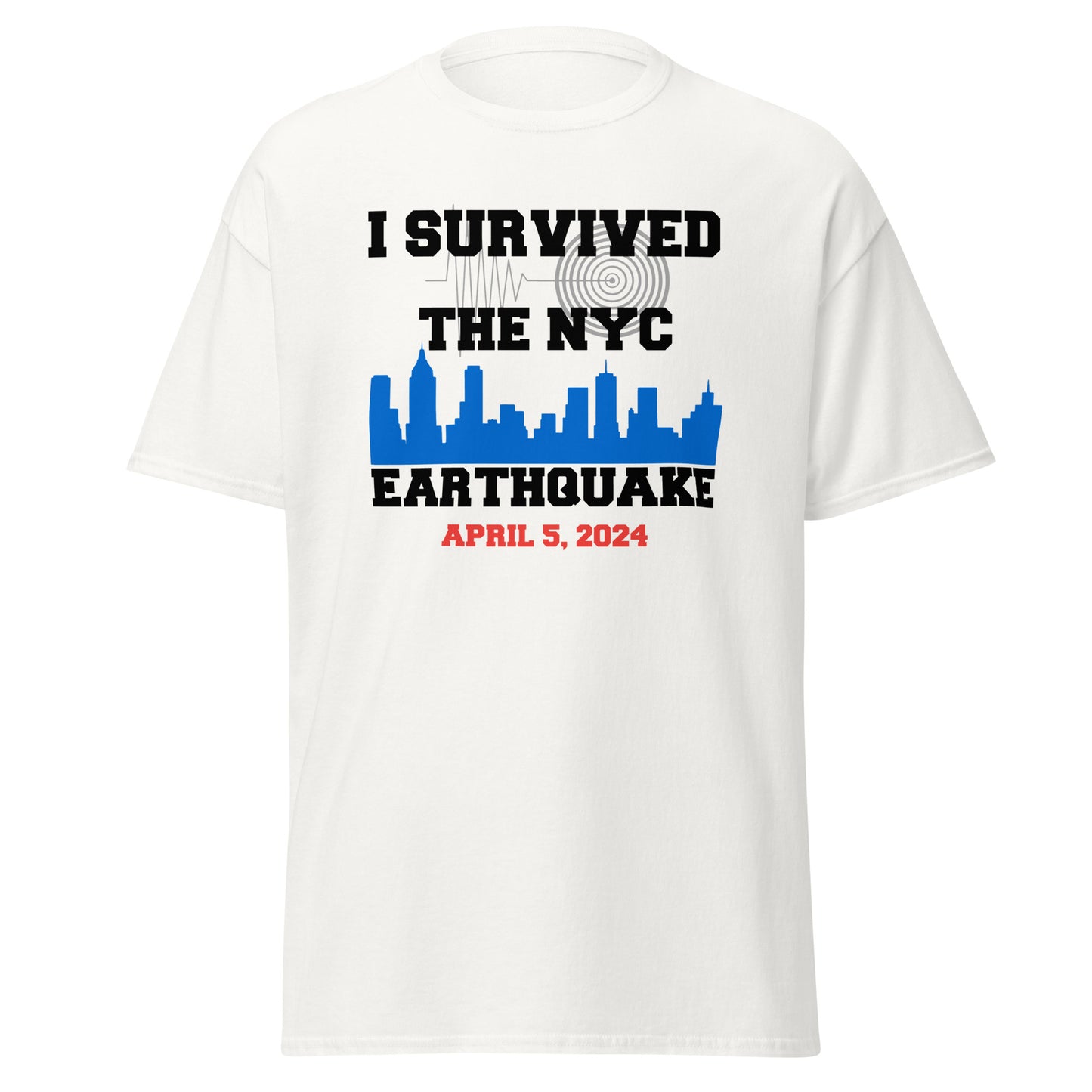 Sobreviví la camisa del terremoto de Nueva York